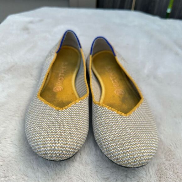 Rothy's Women's Ballet Flats Size 8.5 Multicolor Triple Stitch Casual - Picture 4 of 8